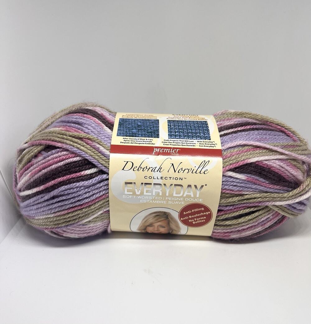 Premier Yarns Deborah Norville Collection Everyday Yarn, Lilac Ridge